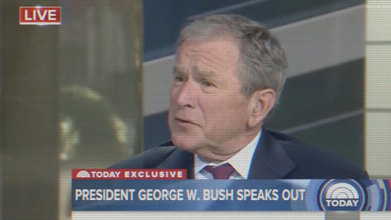 George Bush Guts Matt Lauer