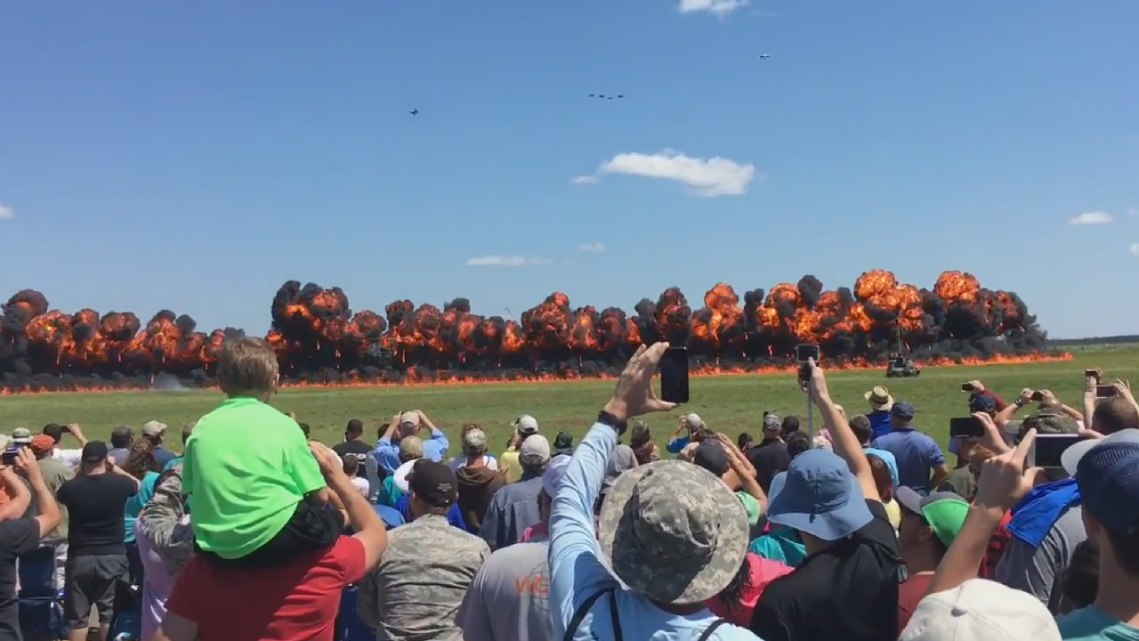 Does Your Local Airshow Explode Stuff?