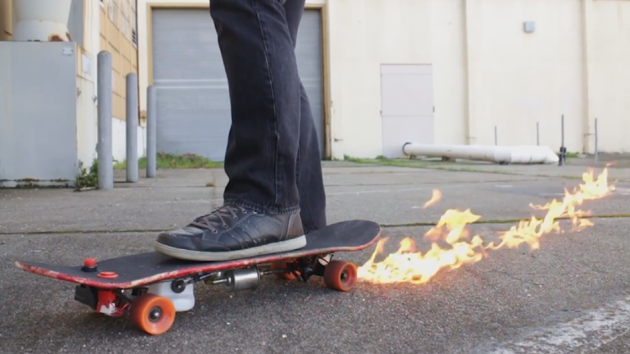 Yeah, But Does Your Skateboard Dribble Fire??