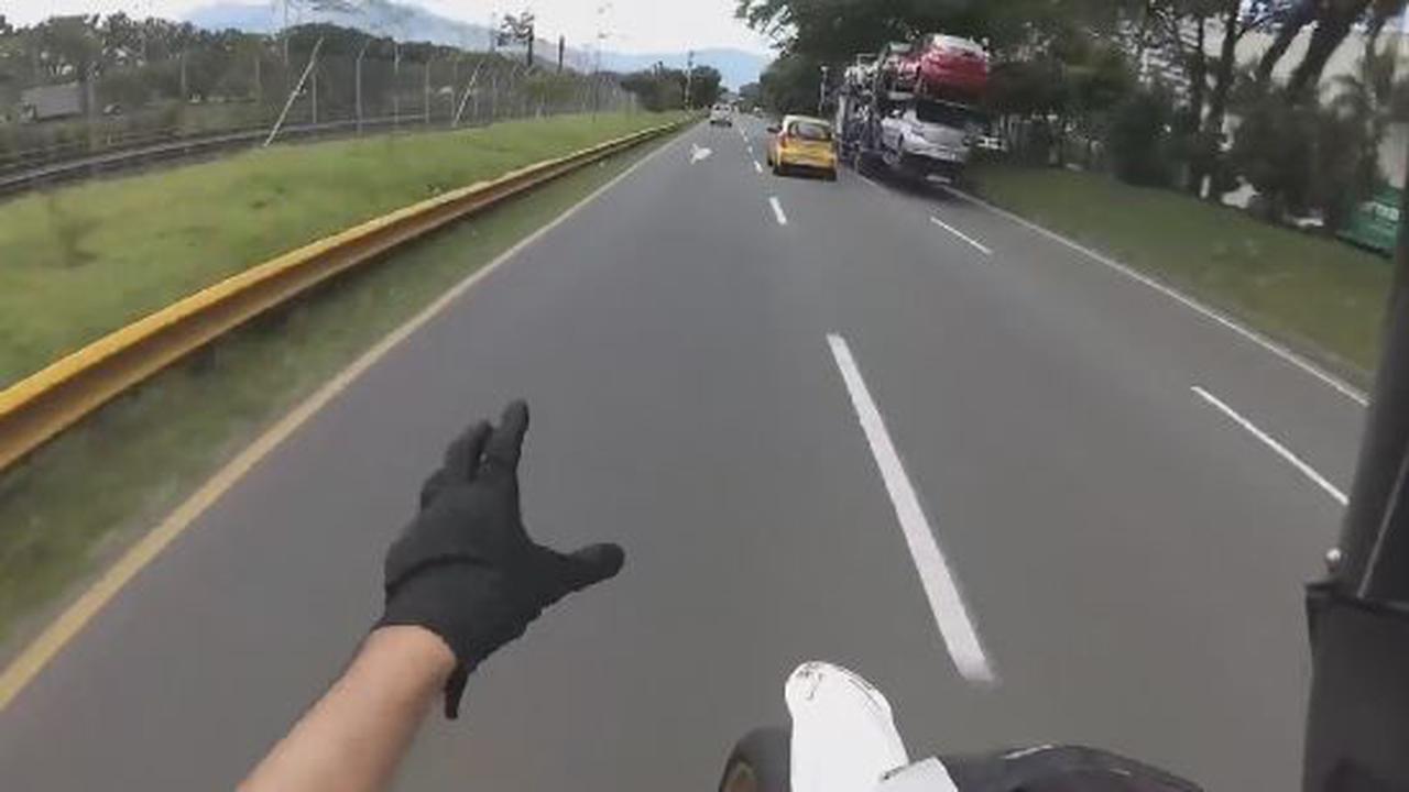 Fast bike and faster hands