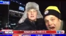"Steelers!" Badass Reporter Pushes Obnoxious Fan Who Disrupted Live Broadcast
