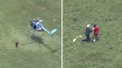 Badass Cop Leaps From Helicopter To Capture Suspect On The Run