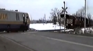 Trains Just Barely Avoid Collision