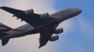 Clouds Get Torn Asunder By A Massive Airbus