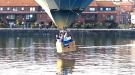 Hot Air Balloon Makes Water Landing
