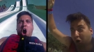 They Told Him Not To Go Down The Slide Backwards. He Didn't Listen. Ouch!