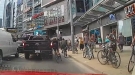 Bike Courier Plays Human Pinball