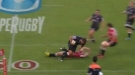 Rugby Player Lays Down A Brutal Hit