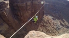 Insane BASE Jumpers Use A Space Net