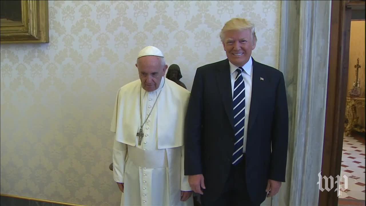 Trump meets with Pope Francis at the Vatican