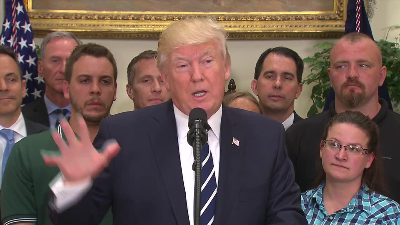 Trump introduces plan of 'empowering' companies to boost apprenticeships