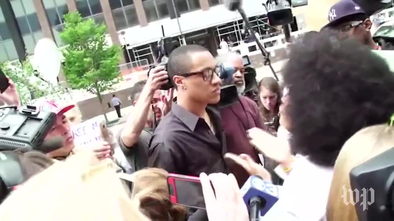 Cosby accuser Lili Bernard confronts protestors