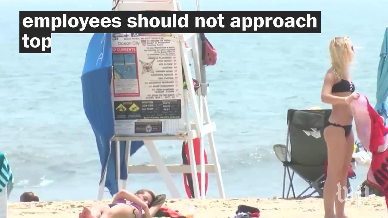 Are women allowed to sunbathe topless in Ocean City, Md.?