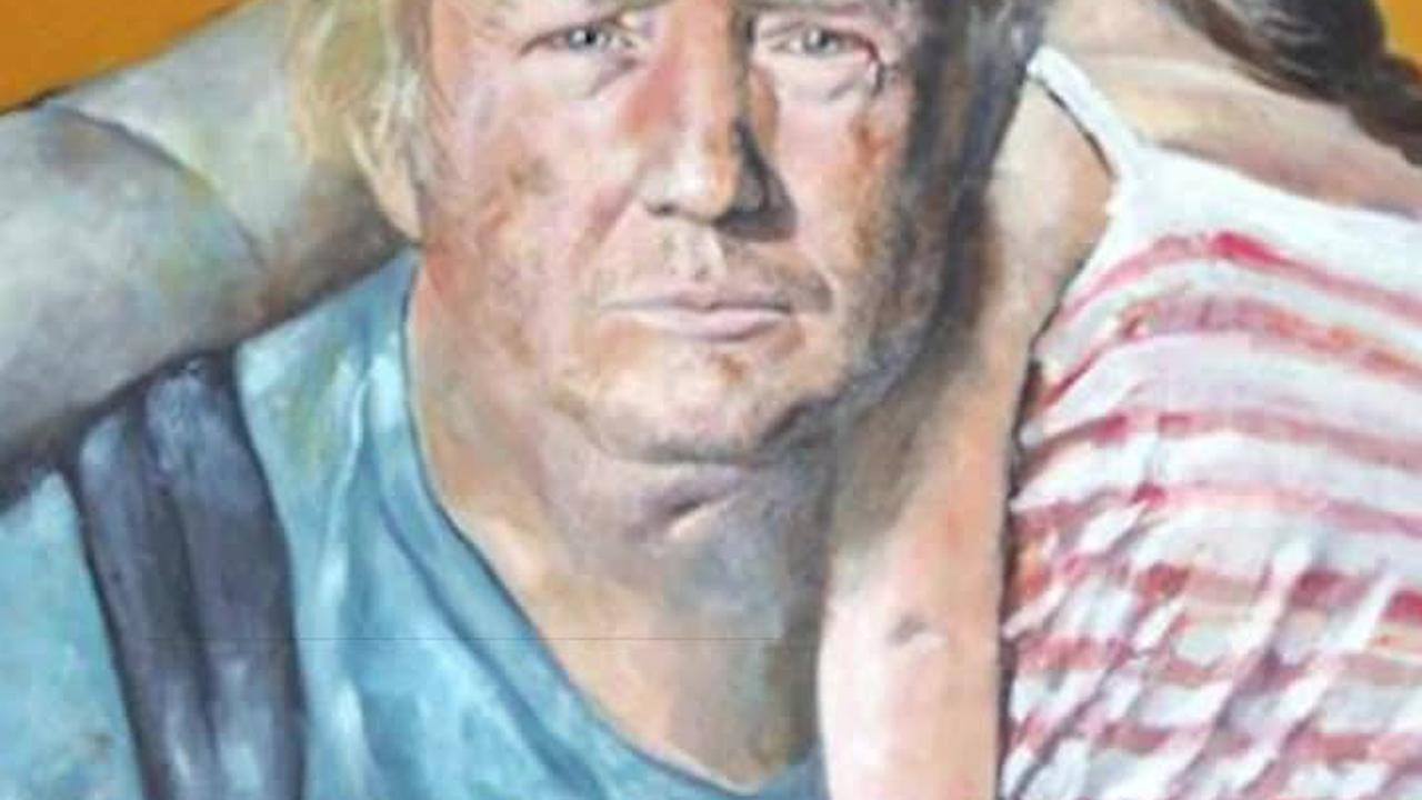 This Syrian artist painted Trump, Merkel and other world leaders as refugees
