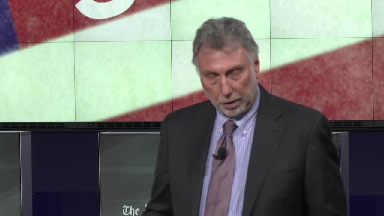 Executive Editor, Martin Baron, delivers opening remarks at The Washington Post