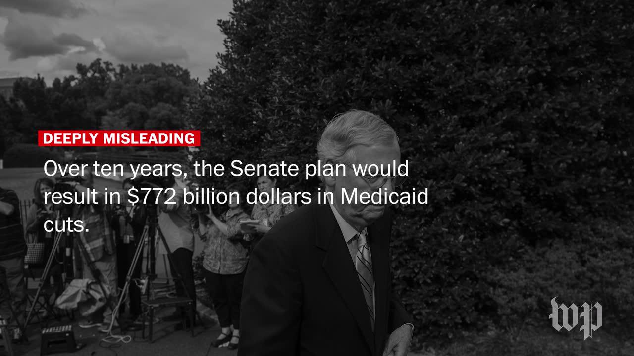 Fact Check: Does the Senate health-care bill include cuts to Medicaid?