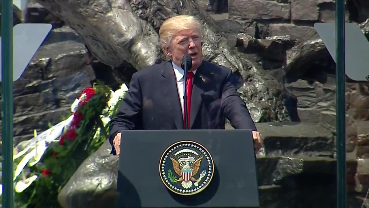 Trump on nazi occupation in poland: 'that was tough'