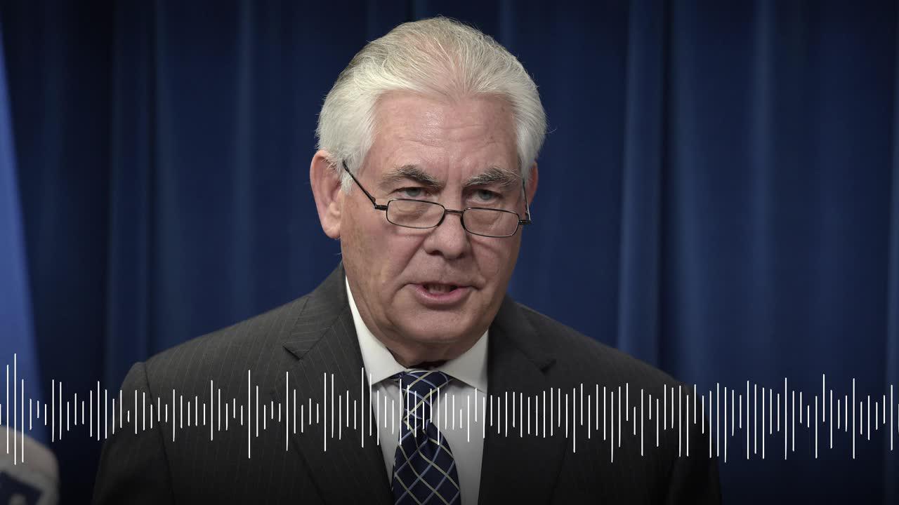 Tillerson describes meeting between trump and putin