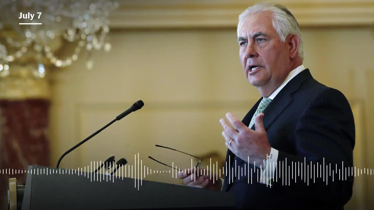 Tillerson: trump 'pressed' putin on election interference