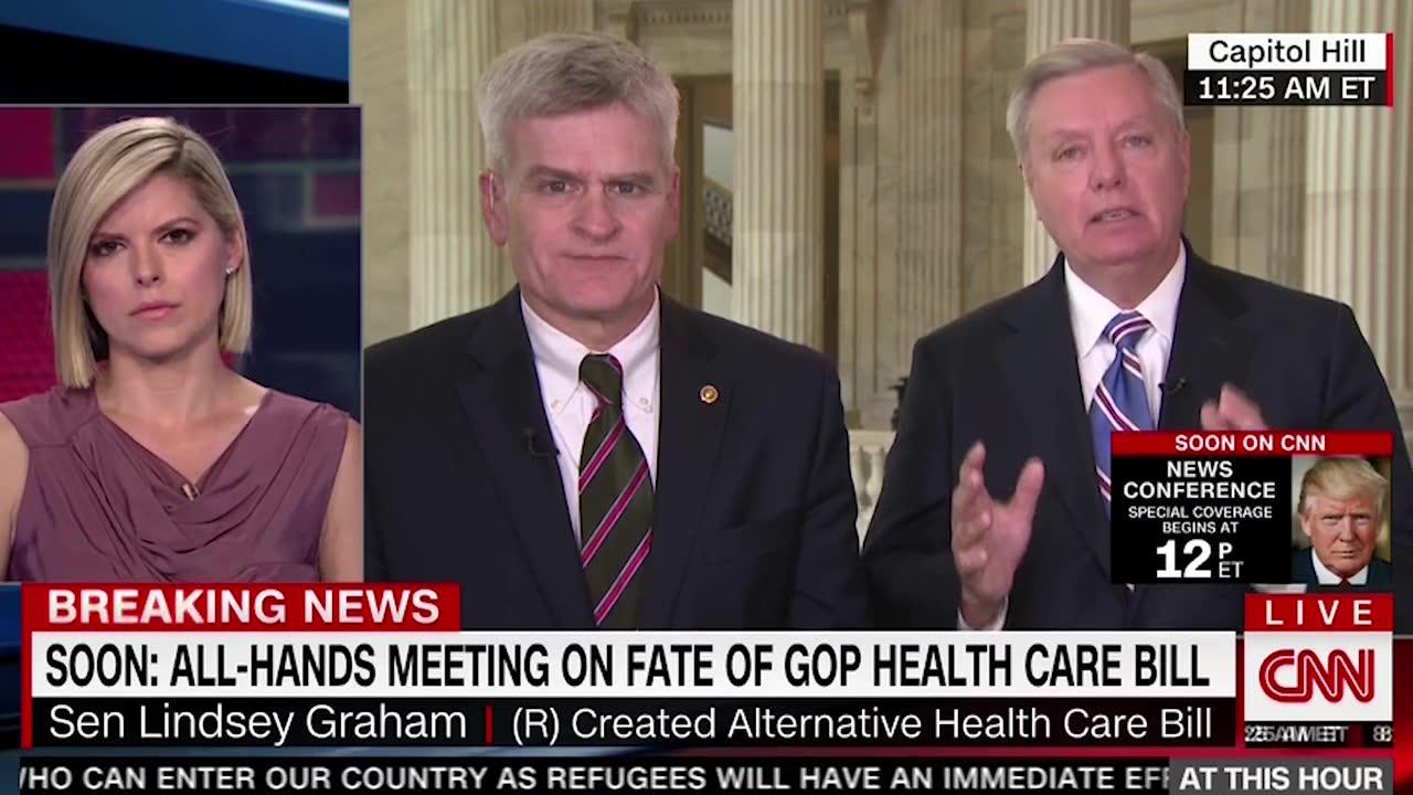 Washington reacts to competing senate health plans