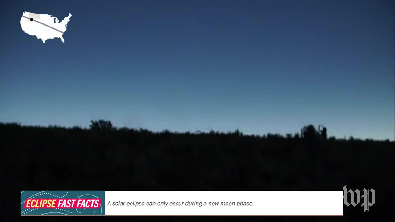 Moment Of Complete Totality In Jackson Hole, Wyo.