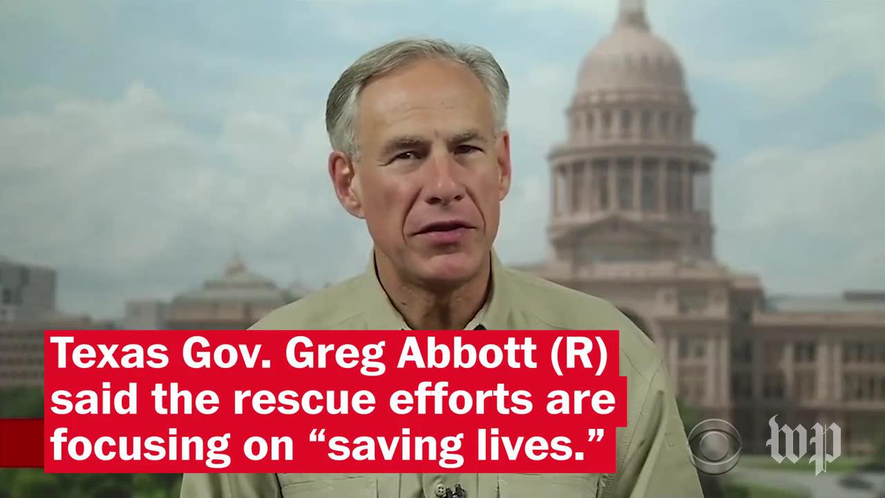 Texas Governor, Trump, And Other Officials Address Response To Storm