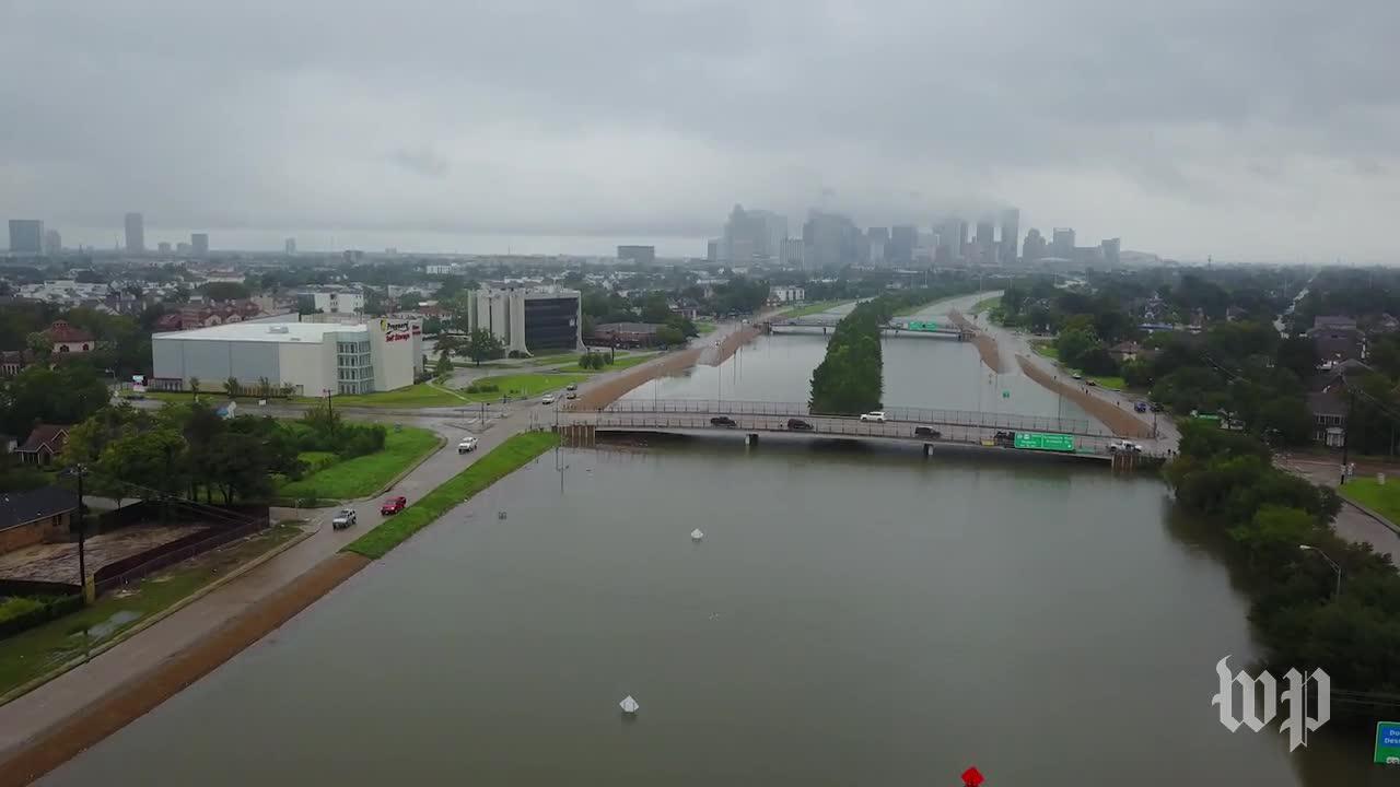 Drone Footage Of Houston Floods