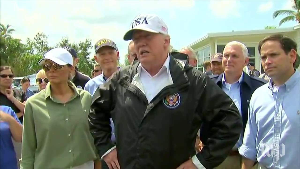 'I'Ll Be Back Here Numerous Times': Trump Visits Florida After Irma