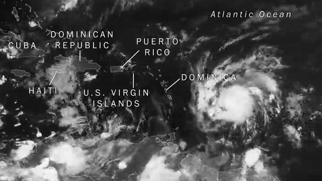 Hurricane Maria Makes Landfall In Puerto Rico