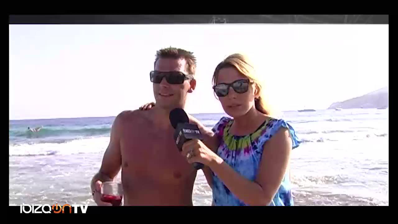 The Beach of Ibiza. Sun, Girls and Happy time!